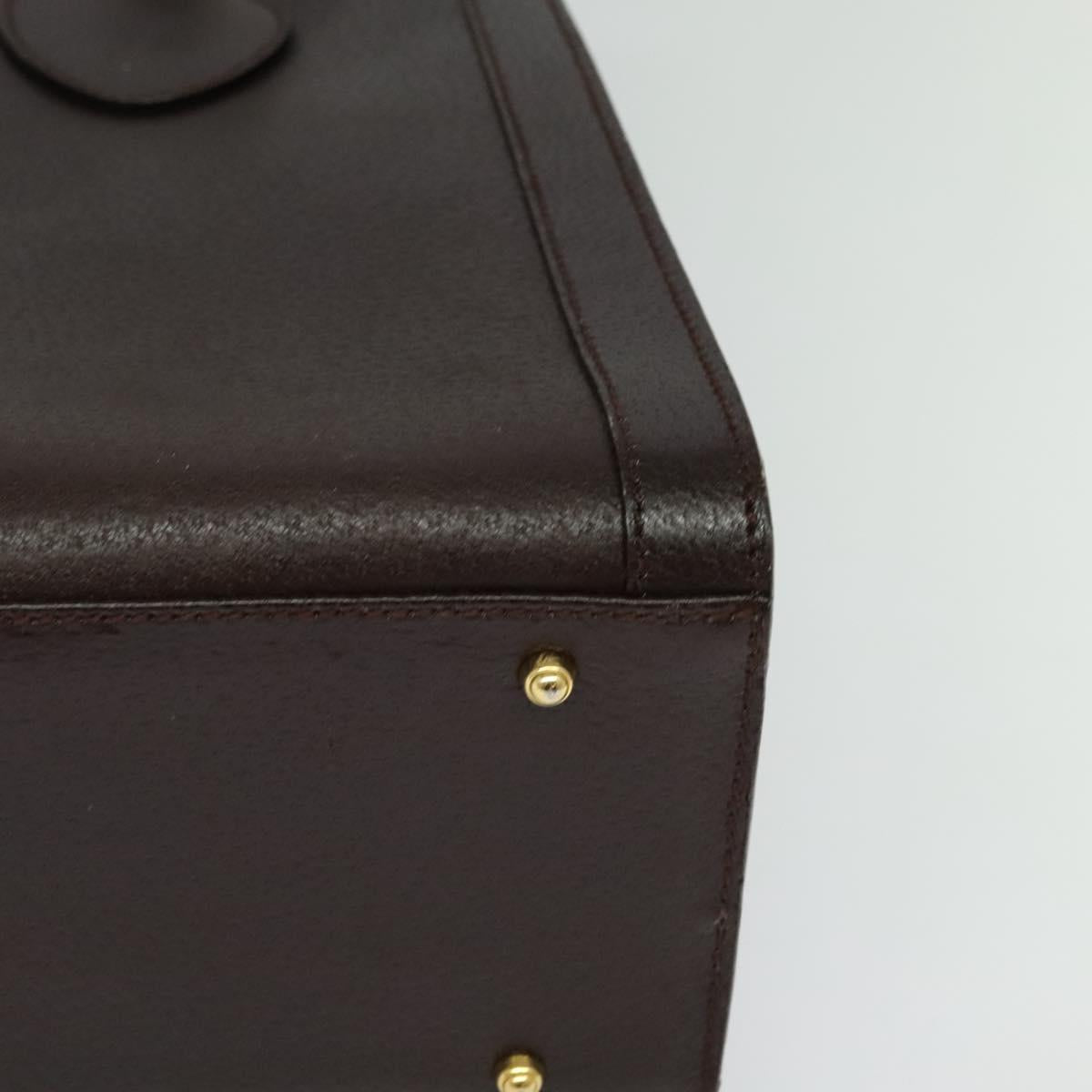 Gucci Brown Leather Bamboo
