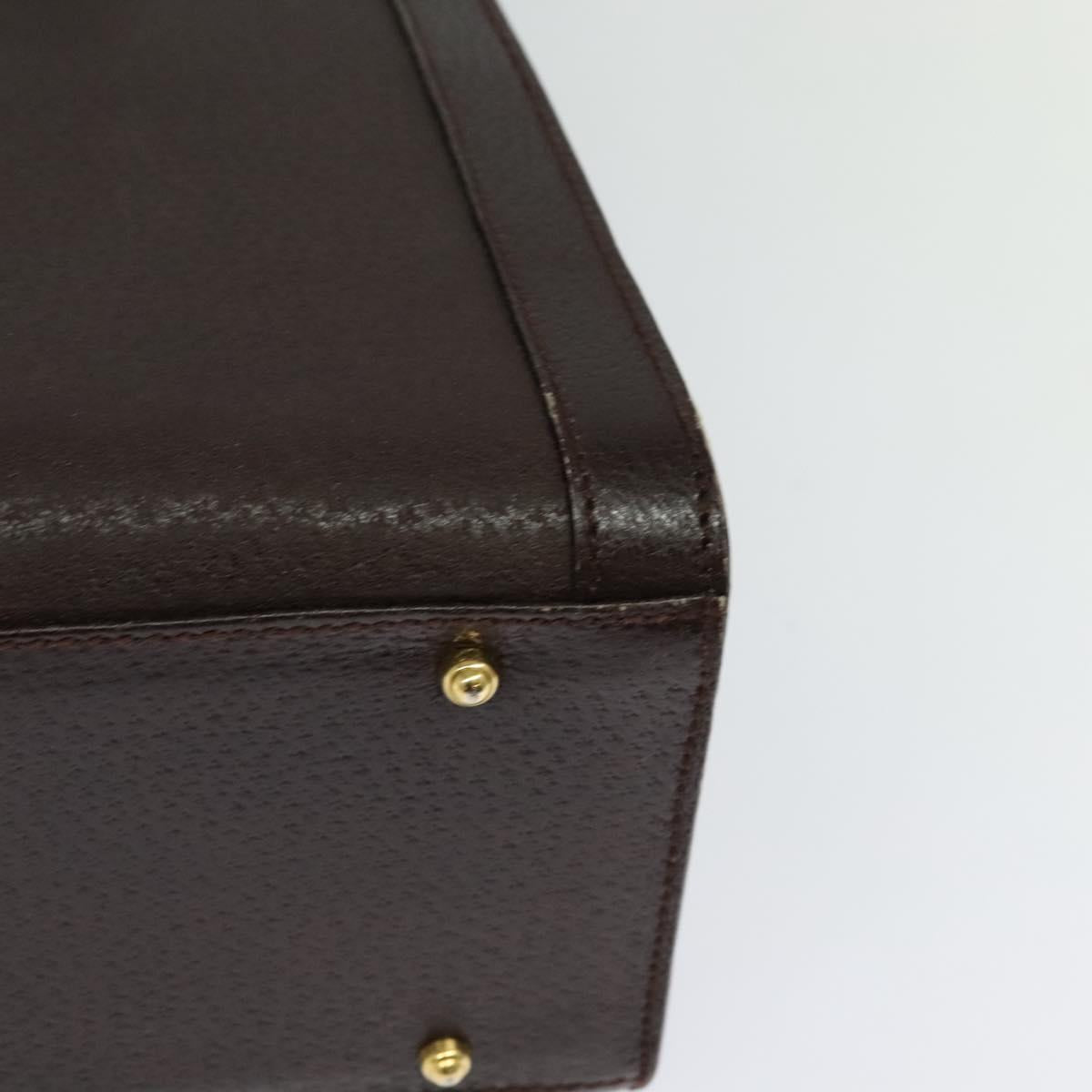 Gucci Brown Leather Bamboo