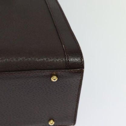 Gucci Brown Leather Bamboo