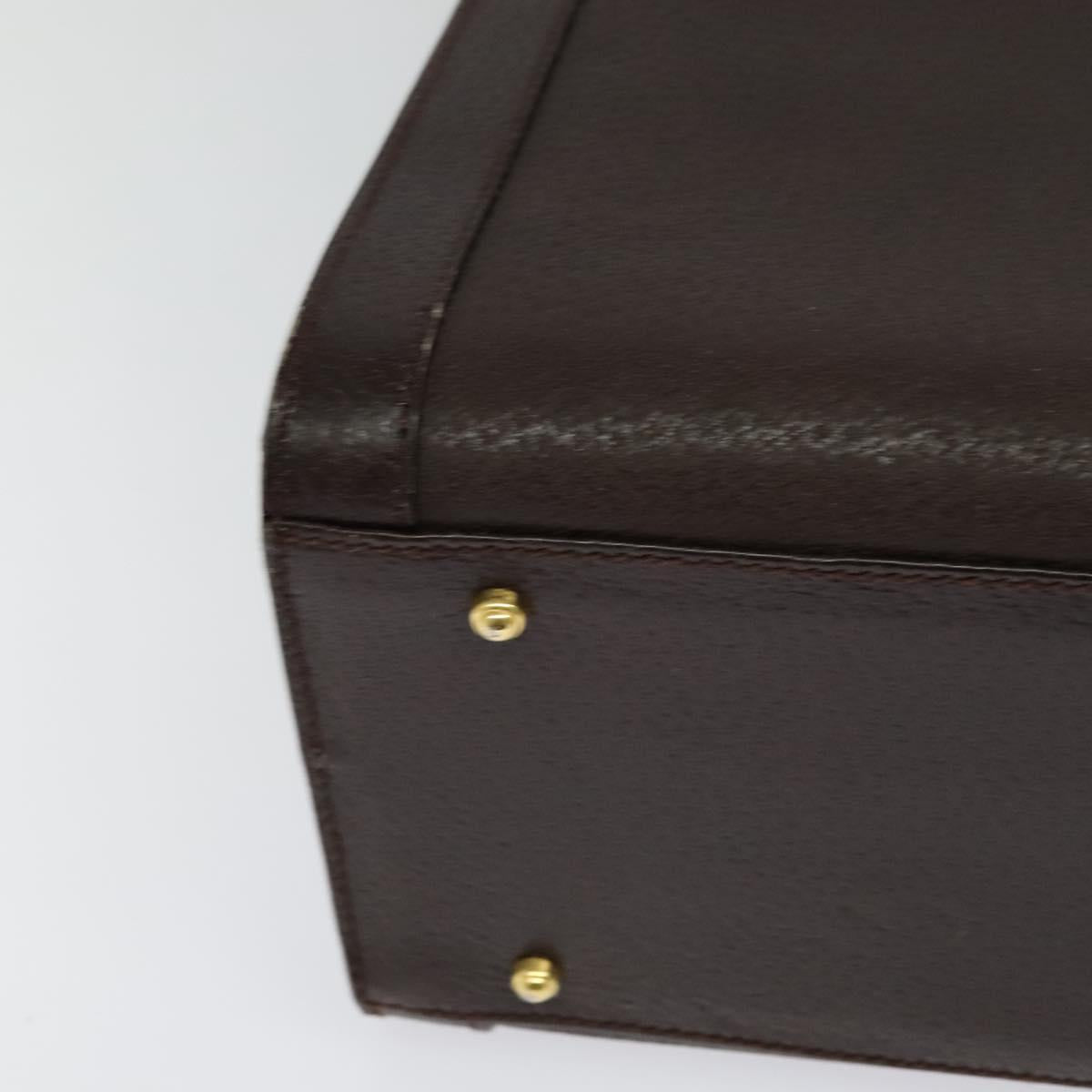 Gucci Brown Leather Bamboo