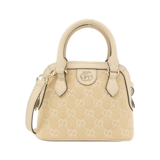 Gucci Brown Leather Gg Marmont