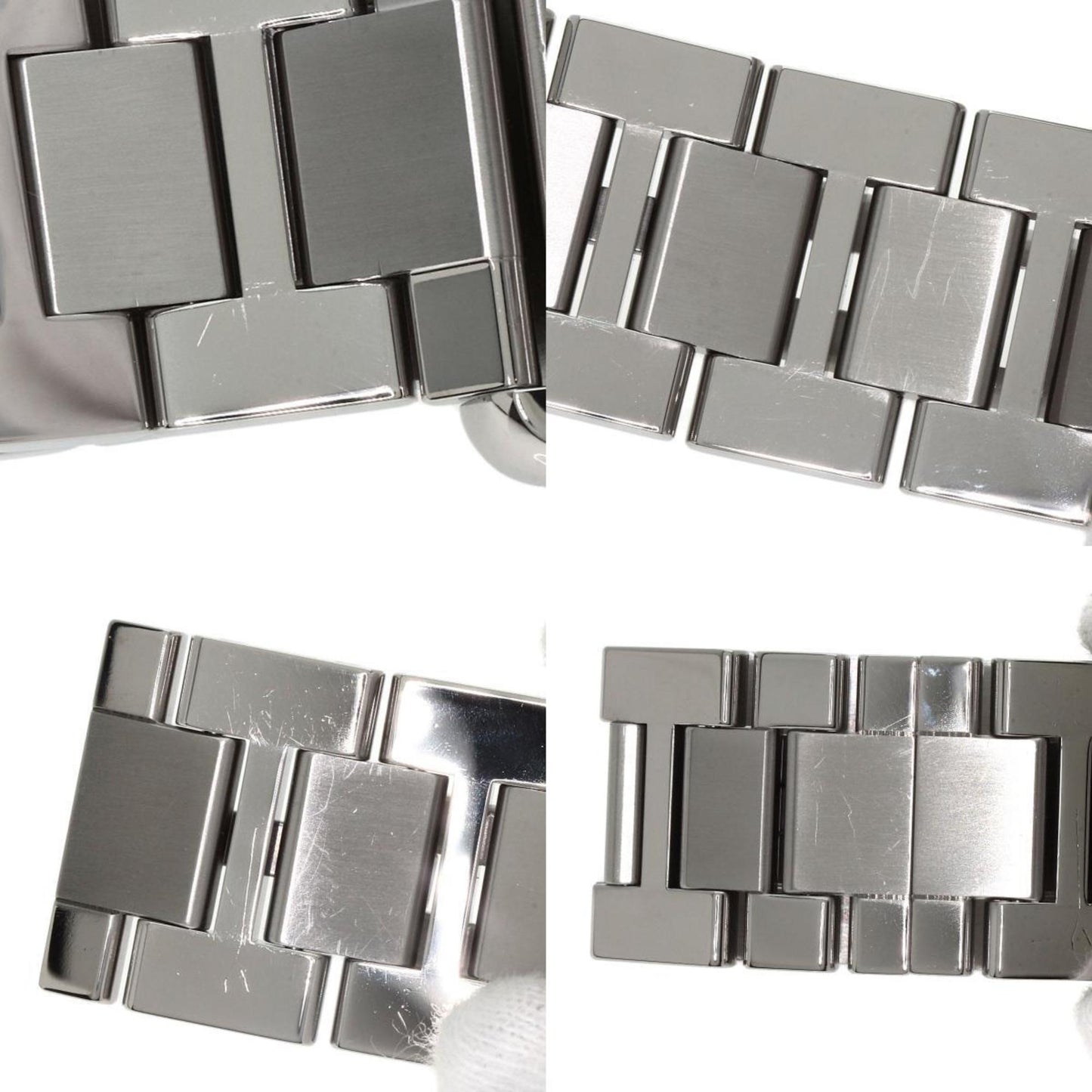 Cartier Silver Steel Tank Solo