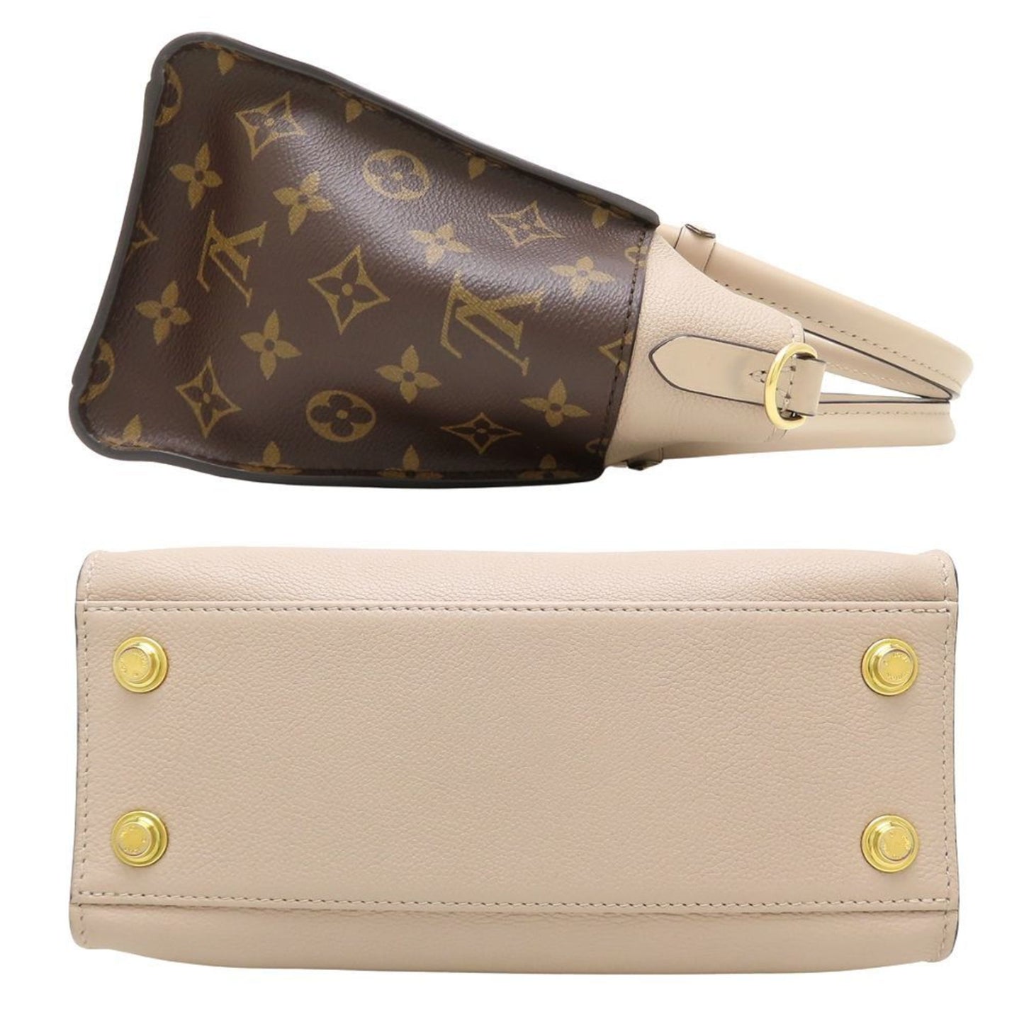 Louis Vuitton Gray Leather On My Side