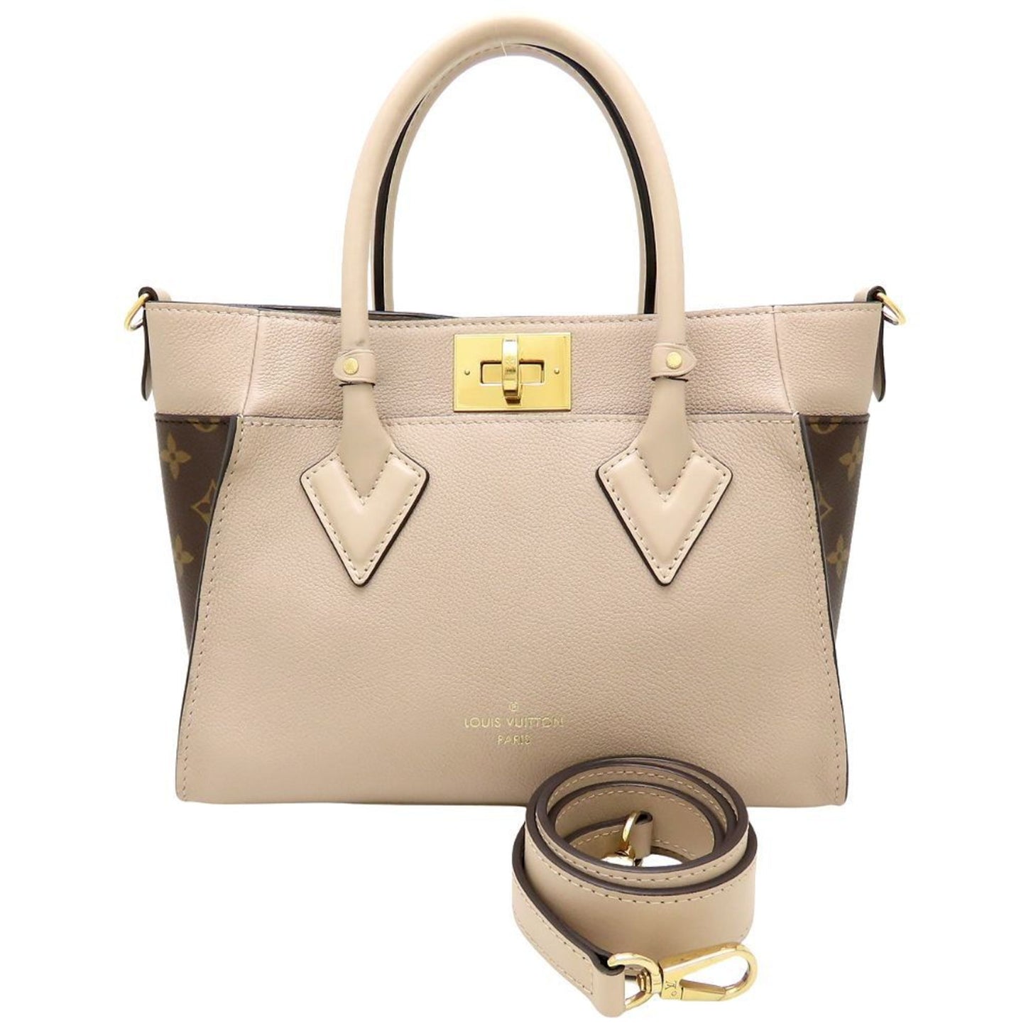 Louis Vuitton Gray Leather On My Side