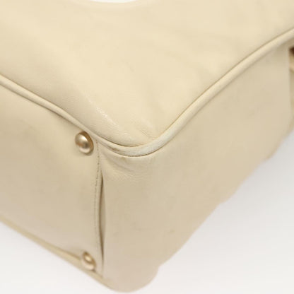 Chanel Brown Leather Camellia