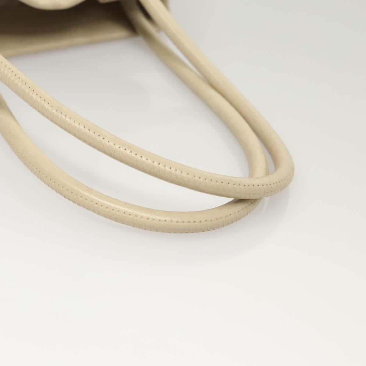 Chanel Brown Leather Camellia