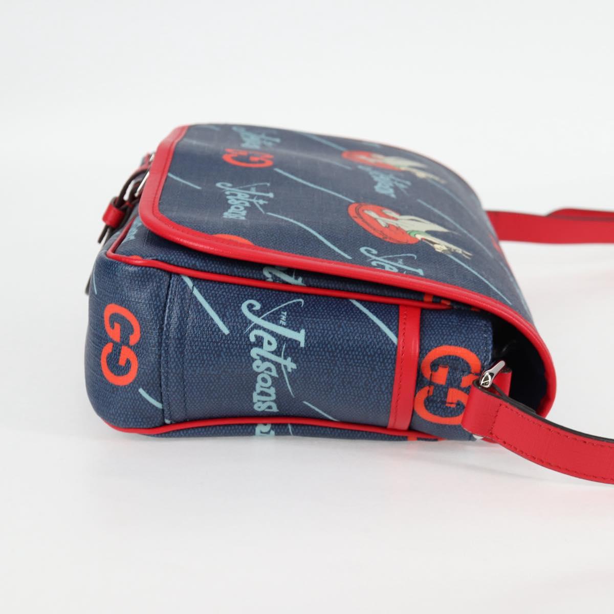 Gucci Blue Canvas Shoulder