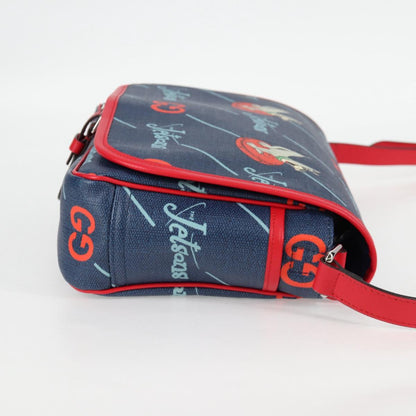 Gucci Blue Canvas Shoulder
