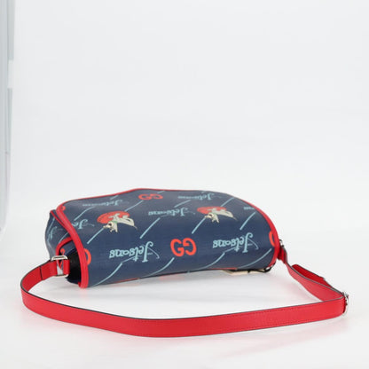 Gucci Blue Canvas Shoulder
