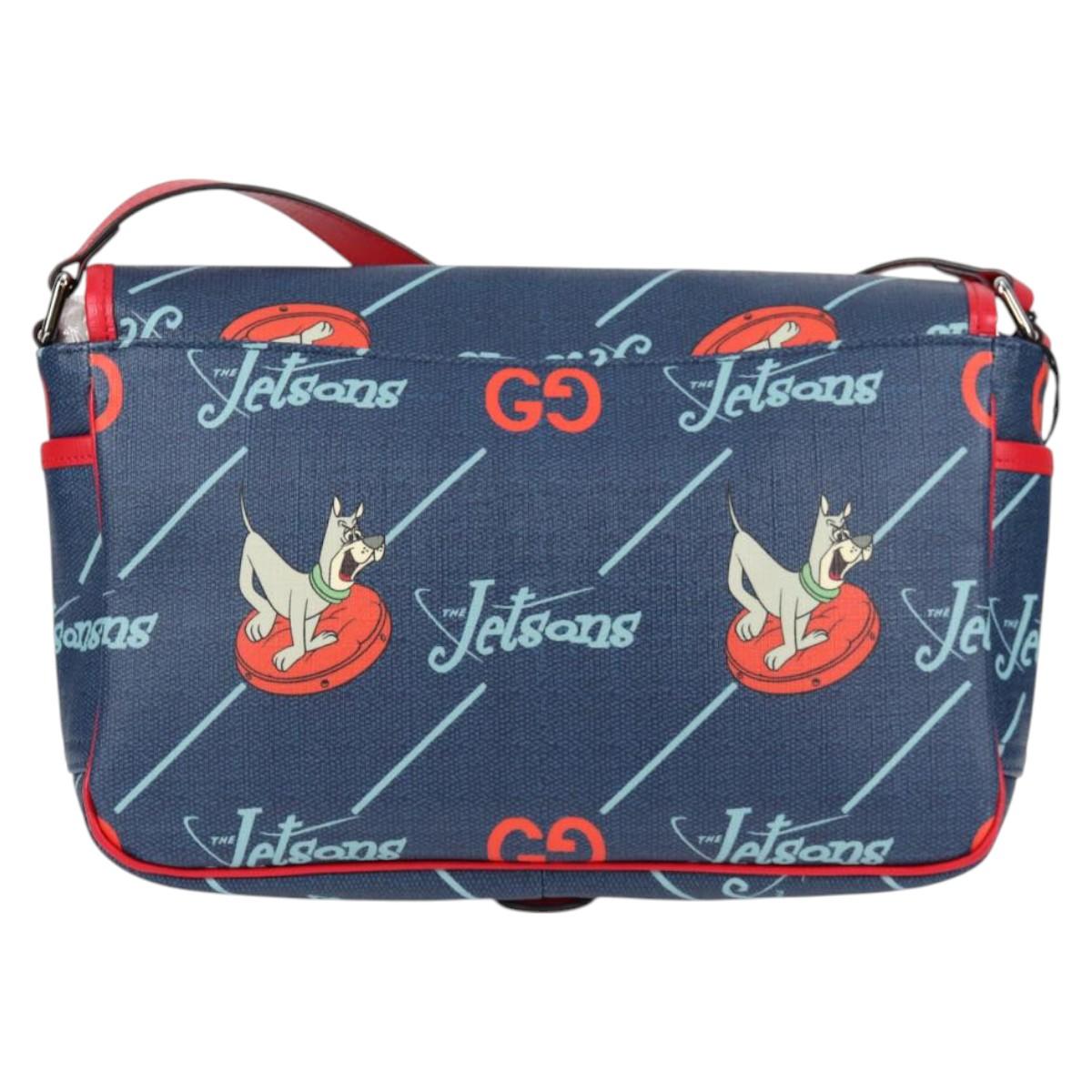 Gucci Blue Canvas Shoulder