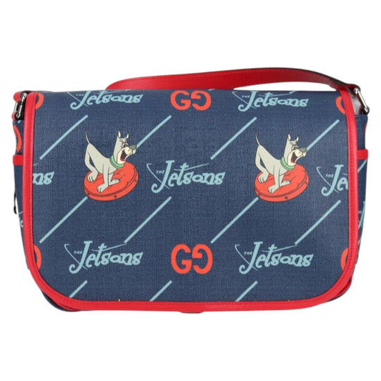 Gucci Blue Canvas Shoulder