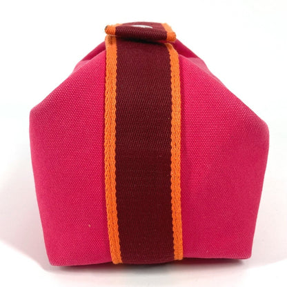 Hermès Pink Canvas Bride À Brac