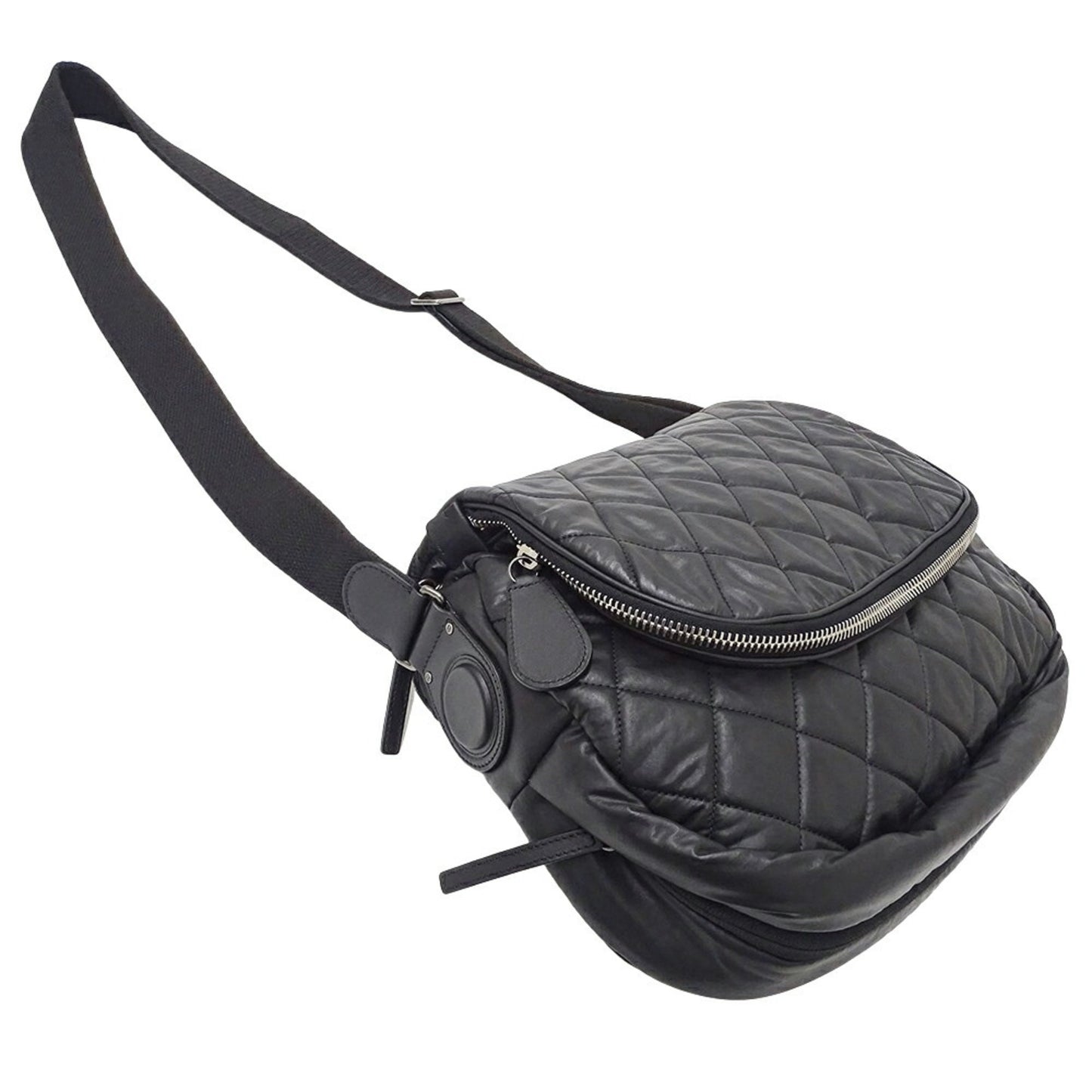 Chanel Black Leather Coco Cocoon
