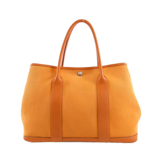 Hermès Orange Canvas Garden Party