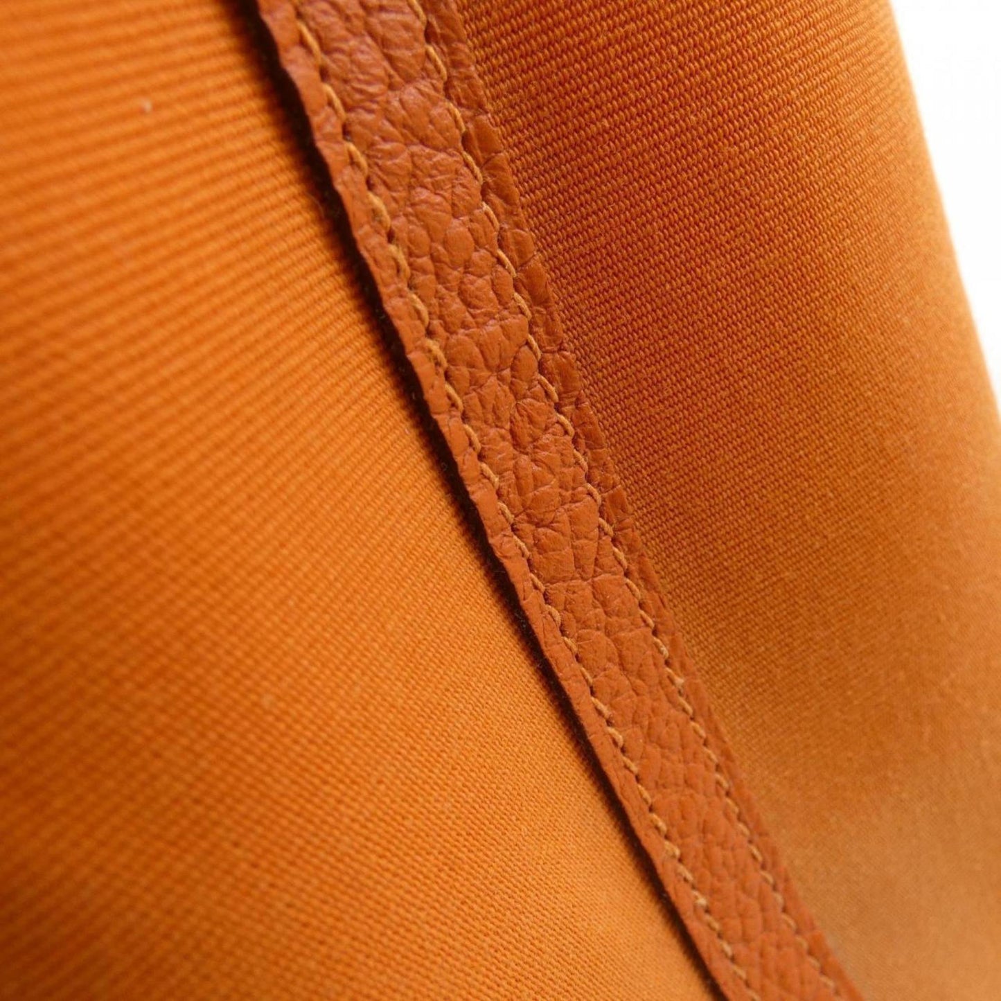 Hermès Orange Canvas Garden Party