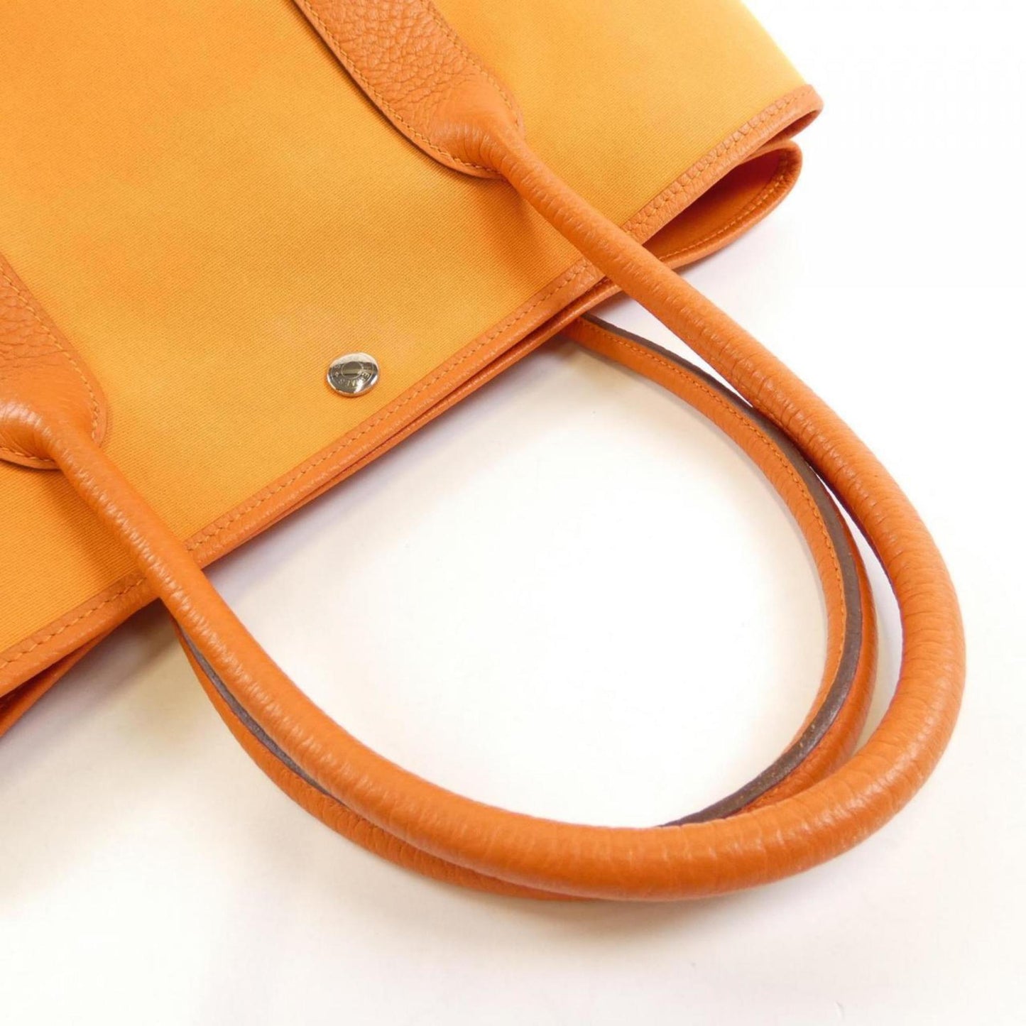 Hermès Orange Canvas Garden Party
