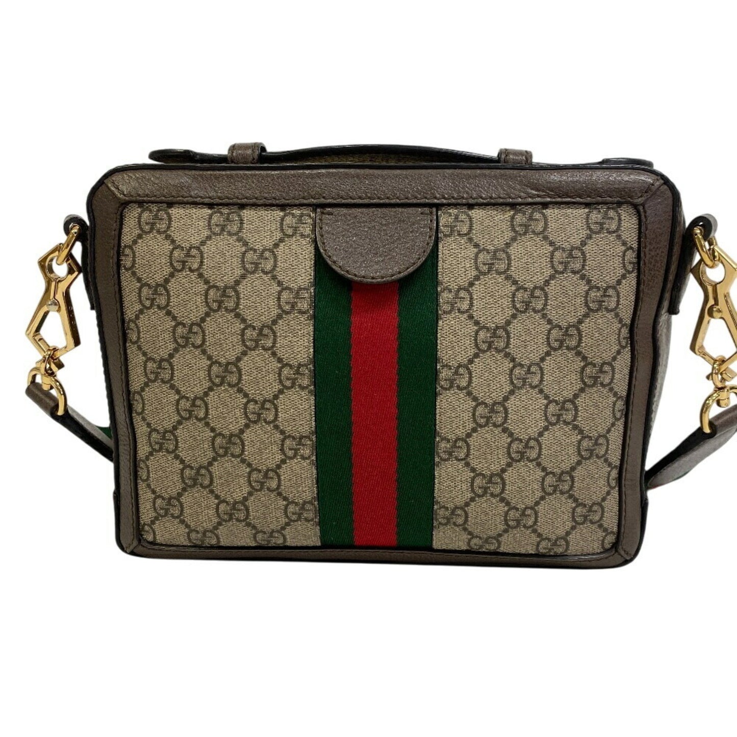 Gucci Brown Canvas Ophidia