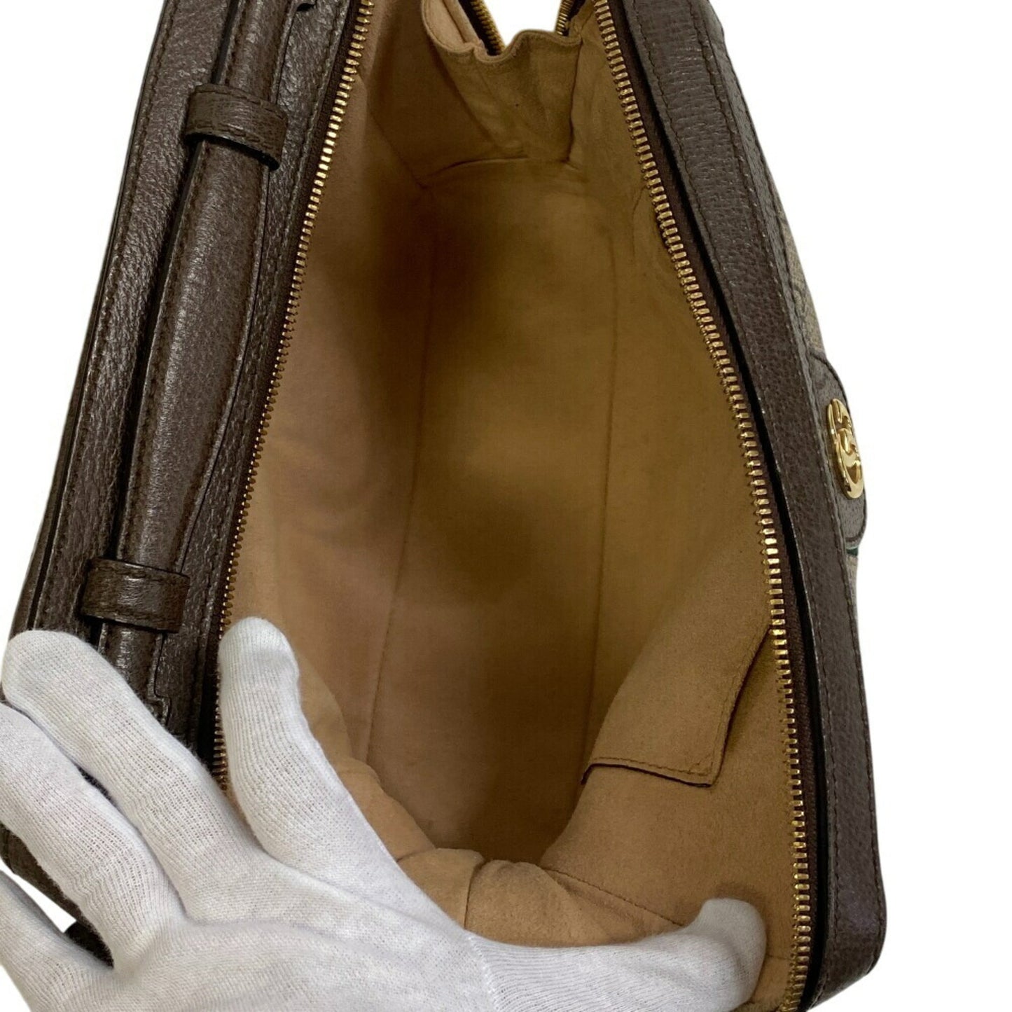 Gucci Brown Canvas Ophidia