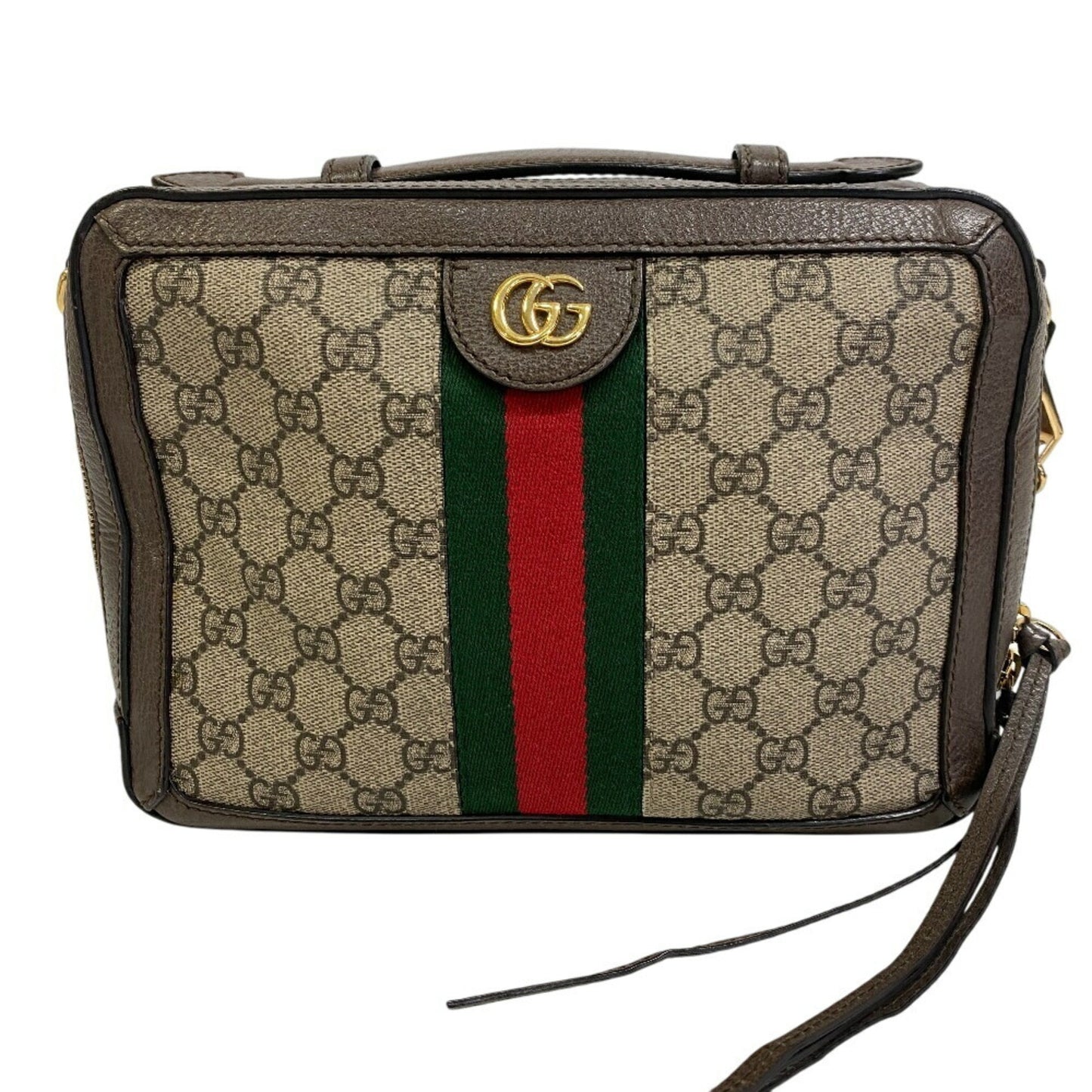 Gucci Brown Canvas Ophidia