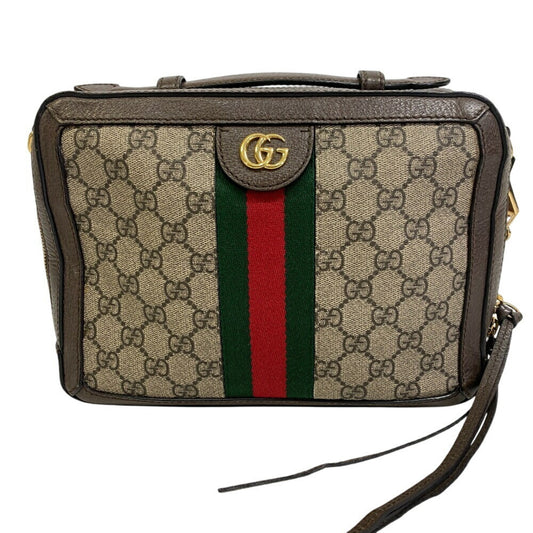 Gucci Brown Canvas Ophidia