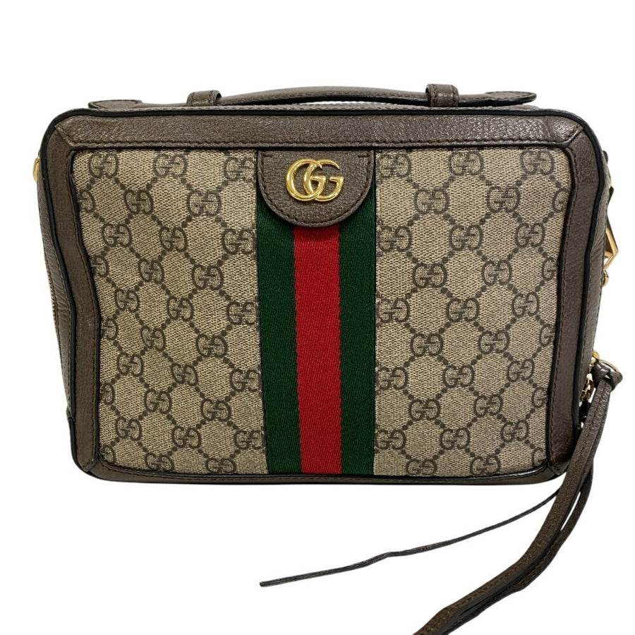 Gucci Brown Canvas Ophidia