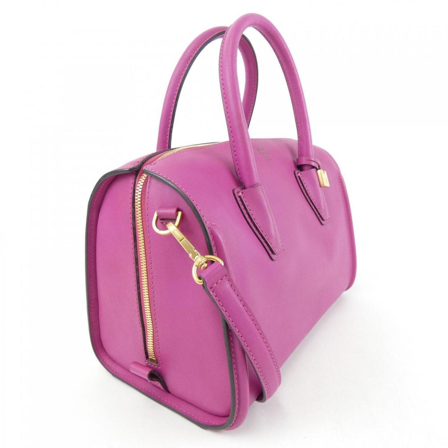 Mcm Pink Leather Handbag