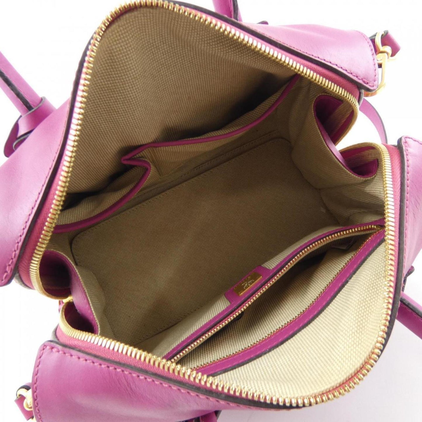 Mcm Pink Leather Handbag