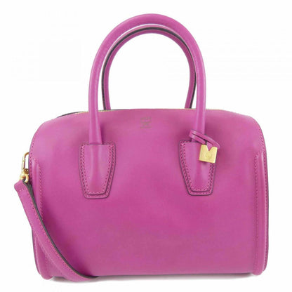 Mcm Pink Leather Handbag