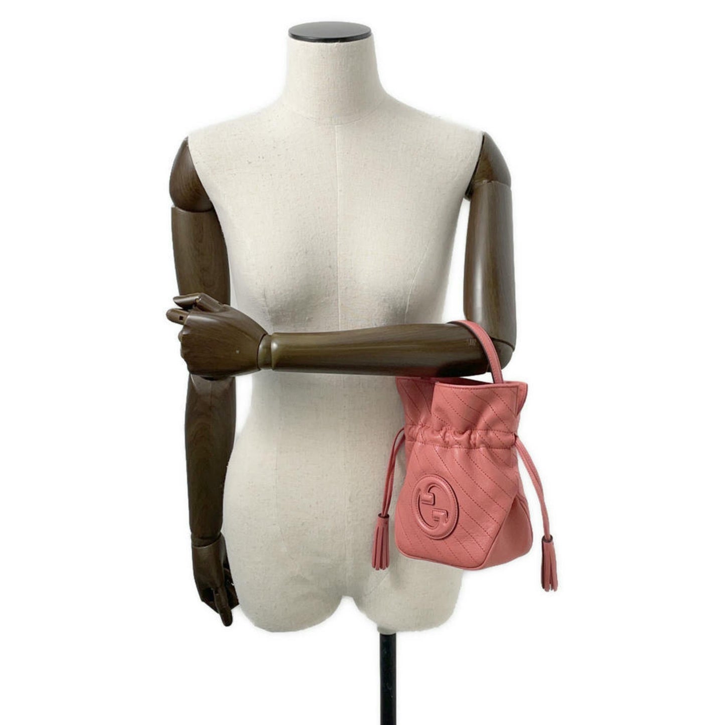 Gucci Pink Leather Interlocking G
