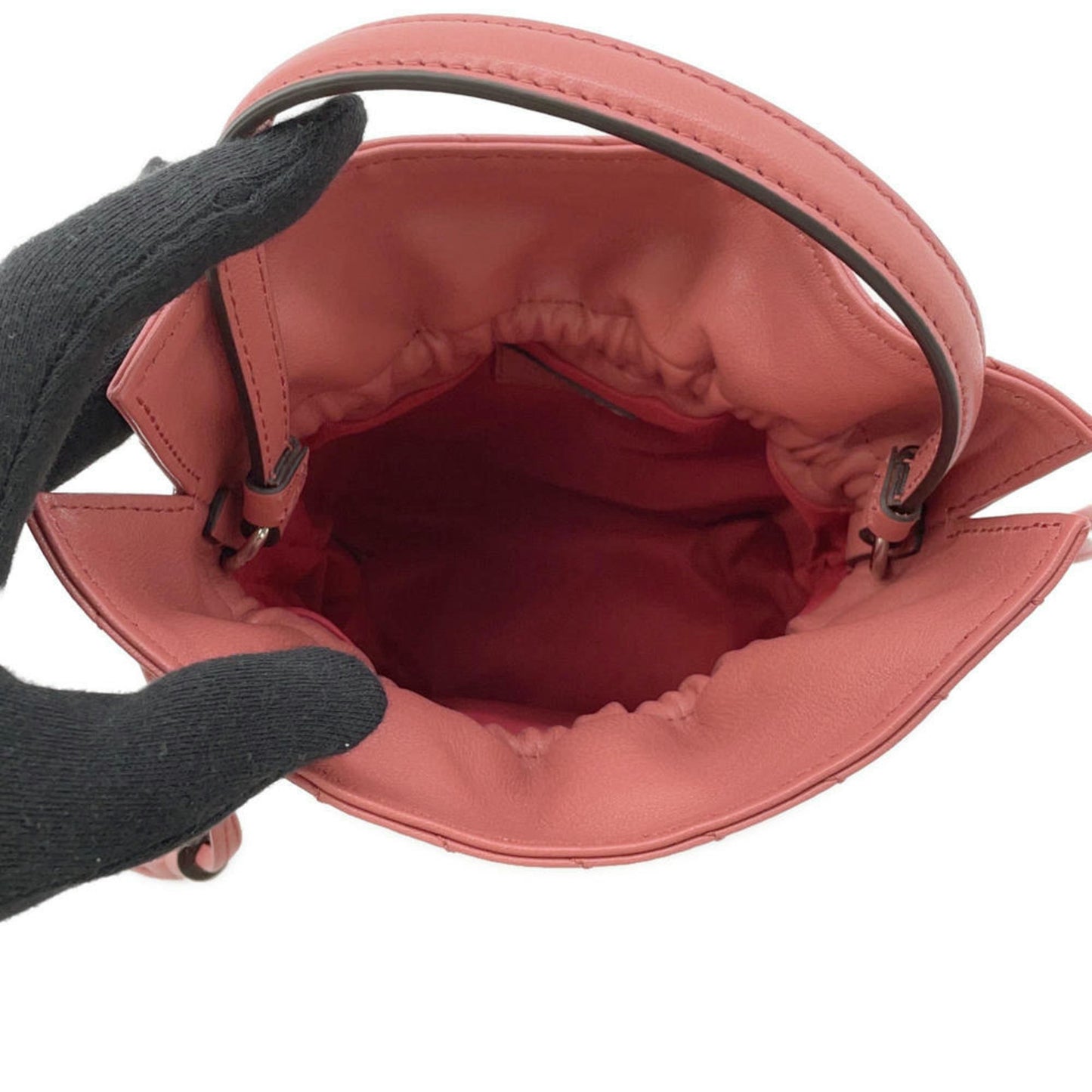 Gucci Pink Leather Interlocking G
