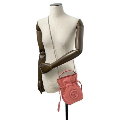 Gucci Pink Leather Interlocking G