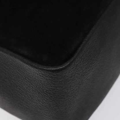 Gucci Black Suede Bamboo