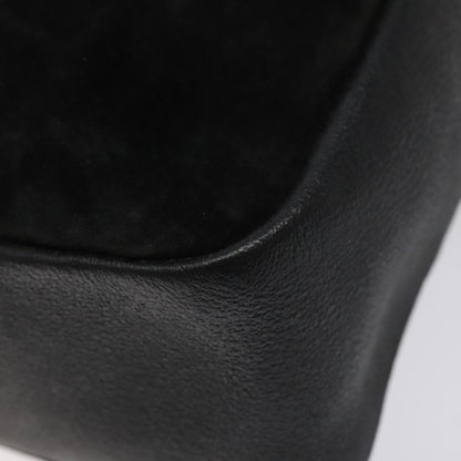 Gucci Black Suede Bamboo