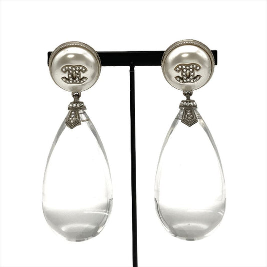 Chanel Silver Metal Coco Mark