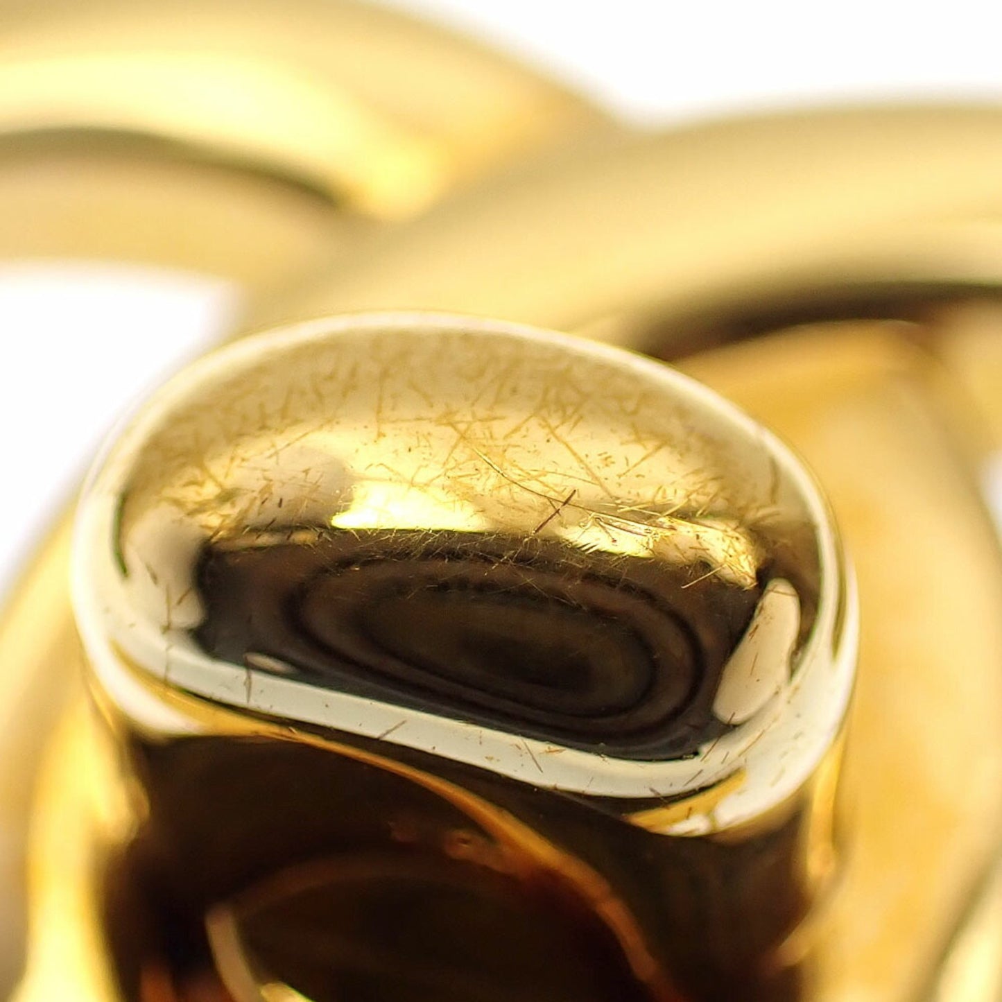 Chanel Gold Gold Plated Coco Mark