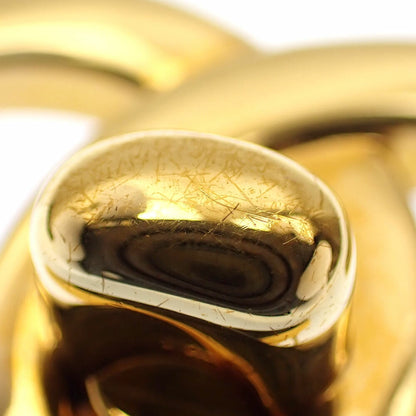 Chanel Gold Gold Plated Coco Mark