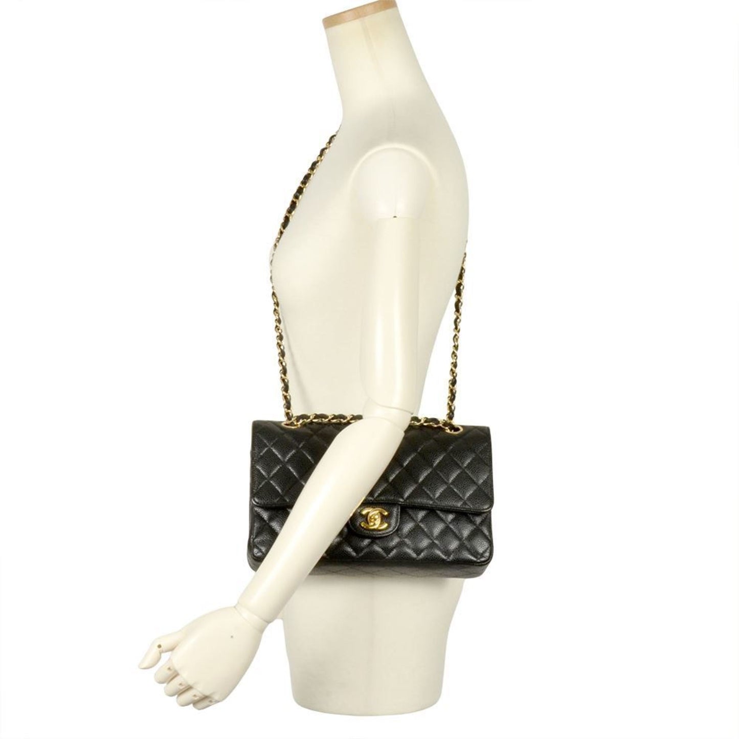 Chanel Black Leather Timeless