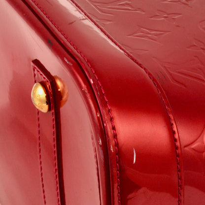Louis Vuitton Red Patent Leather Alma