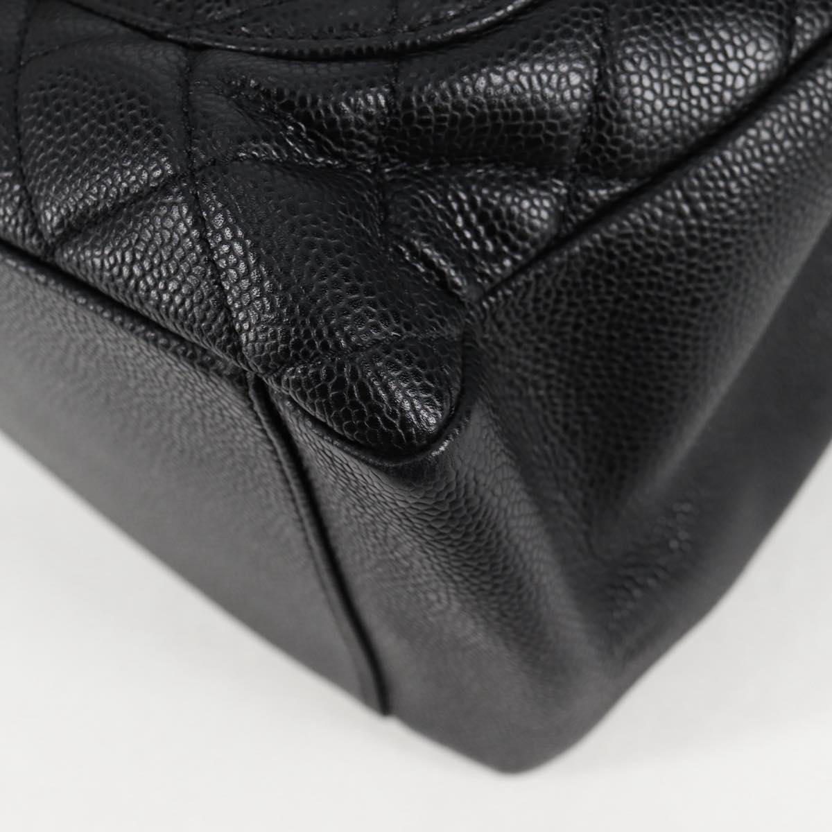 Chanel Black Leather Grand Shopping