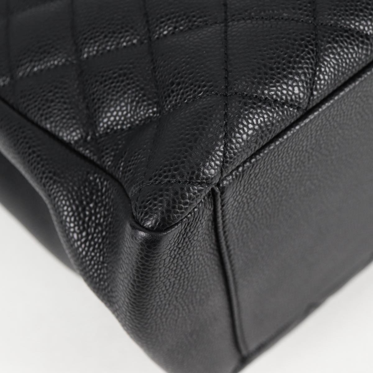 Chanel Black Leather Grand Shopping