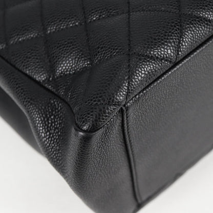 Chanel Black Leather Grand Shopping
