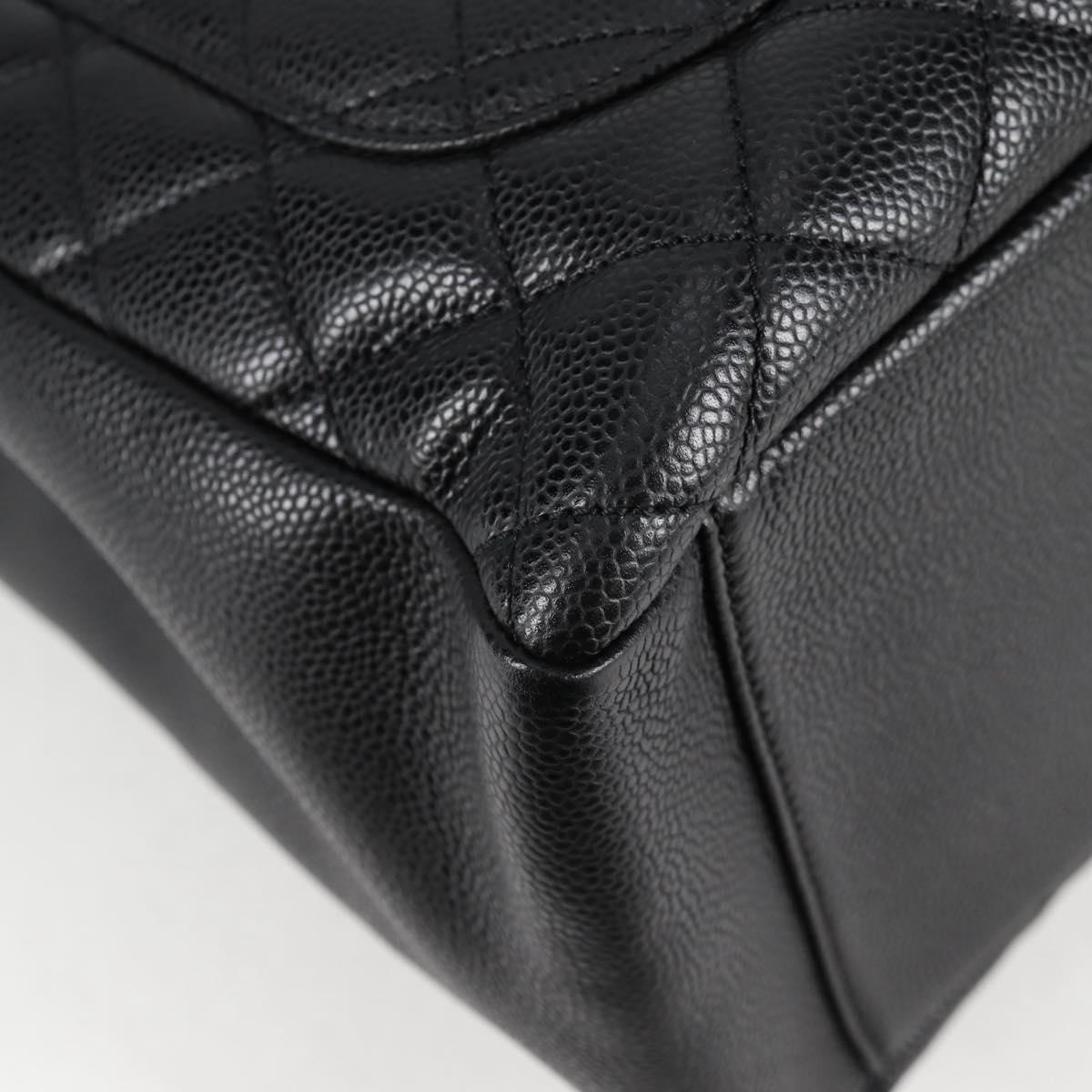 Chanel Black Leather Grand Shopping