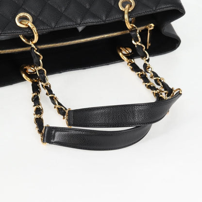 Chanel Black Leather Grand Shopping