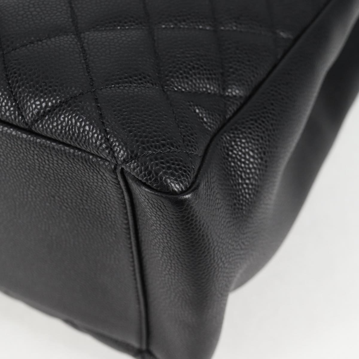 Chanel Black Leather Grand Shopping