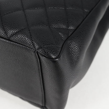 Chanel Black Leather Grand Shopping