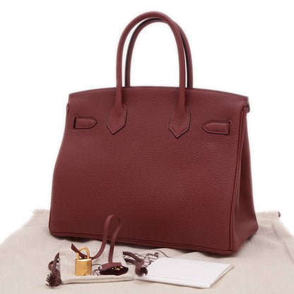 Hermès Red Leather Birkin 30