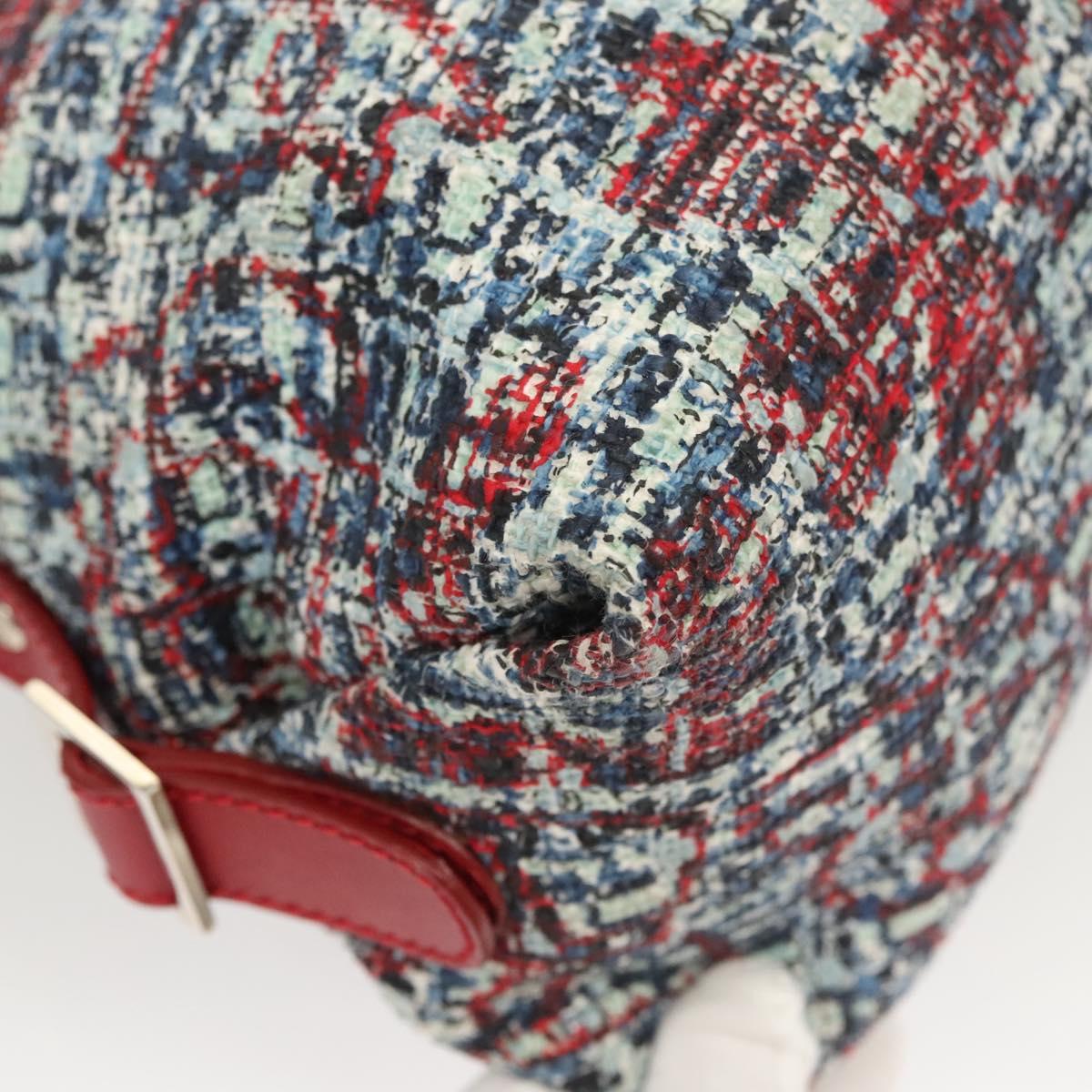 Chanel Blue Tweed Clover