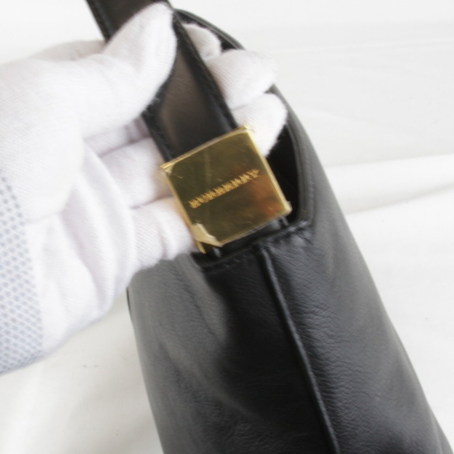 Burberry Black Leather Shoulder