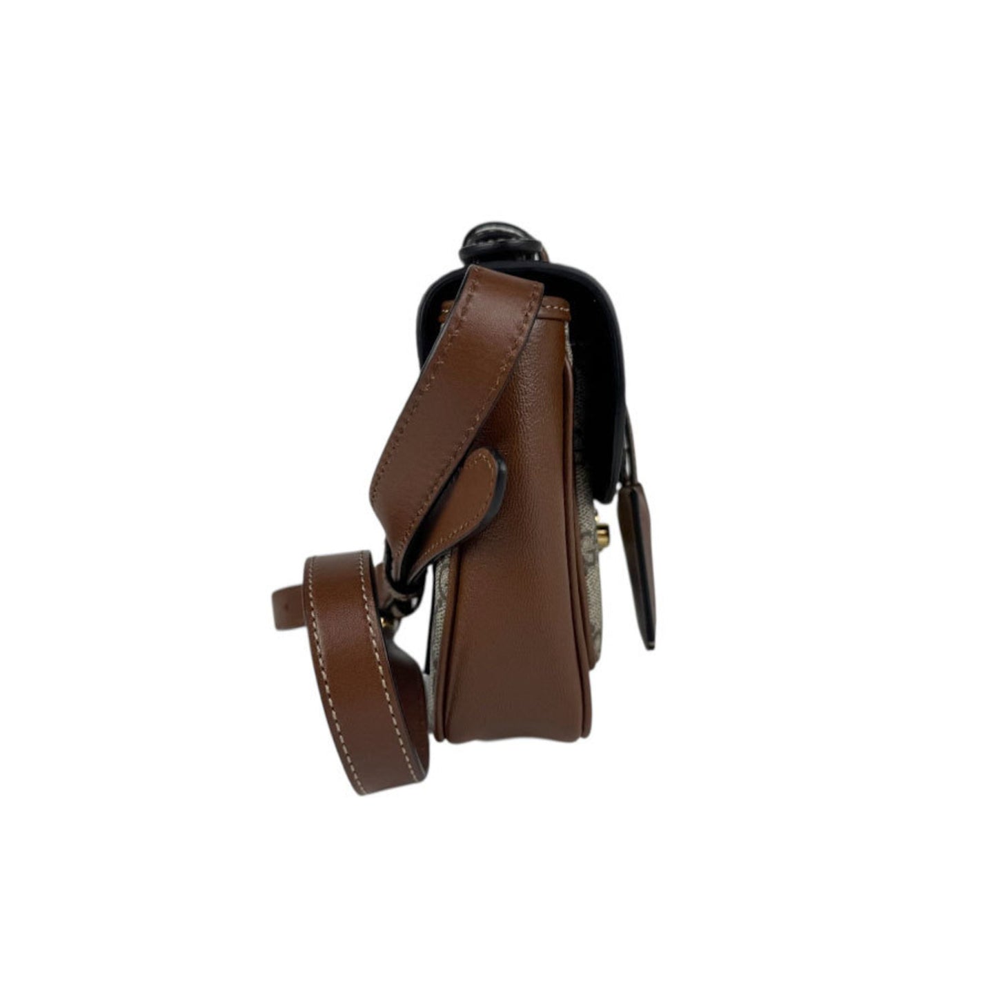 Gucci Brown Canvas Padlock