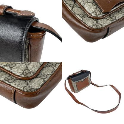 Gucci Brown Canvas Padlock